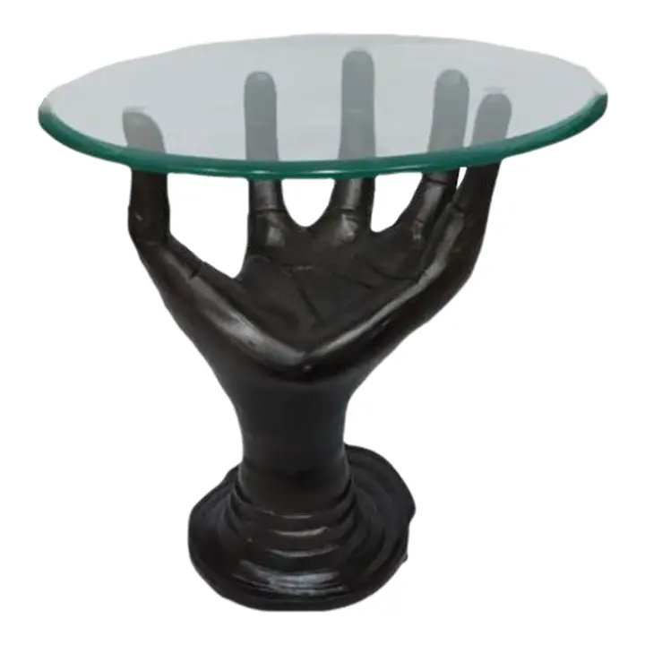 Orren Ellis Cherone Glass Top Pedestal End Table Wayfair Canada